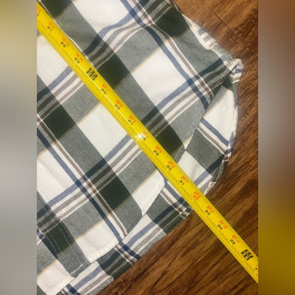 Eddie Bauer Classic Fit Flannel Shirt Size Tall XL - Picture 8 of 9